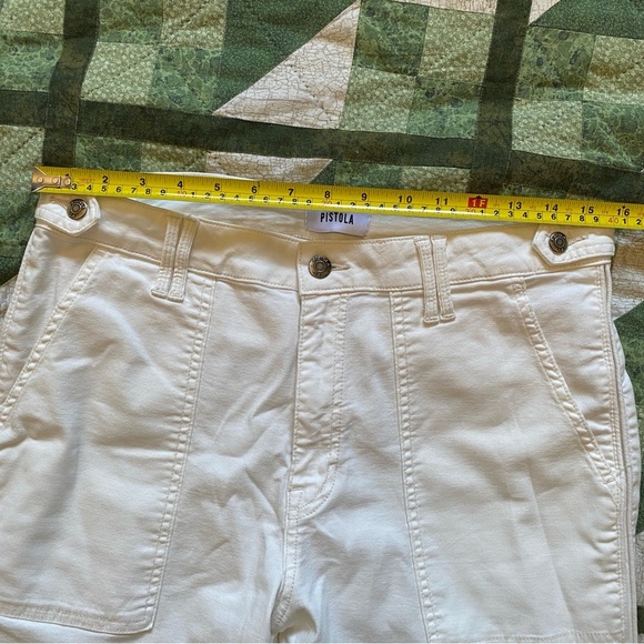 Pistola High Waisted Pant Trouser Size 31‎ Ankle Office Casual Belt Loops - Picture 11 of 15